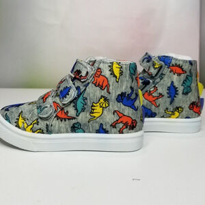 Toddlers Light Up 3 D Dinosaur Hi Top Shoes Size 7 Brand New